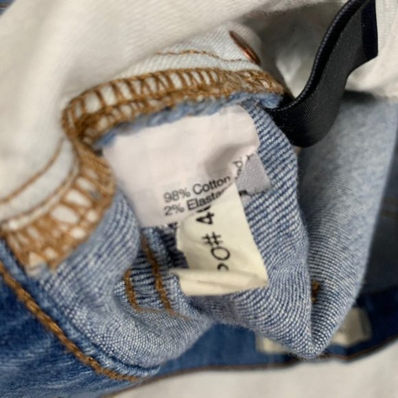 Madewell Sz 32" Cut off Shorts Blue - Picture 3 of 5